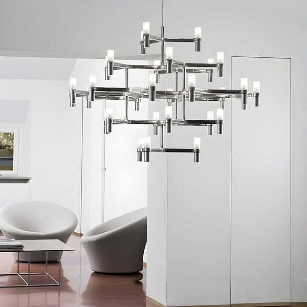 Creative Metal Special Shaped Geometric Led Designer Nordic Chandelier