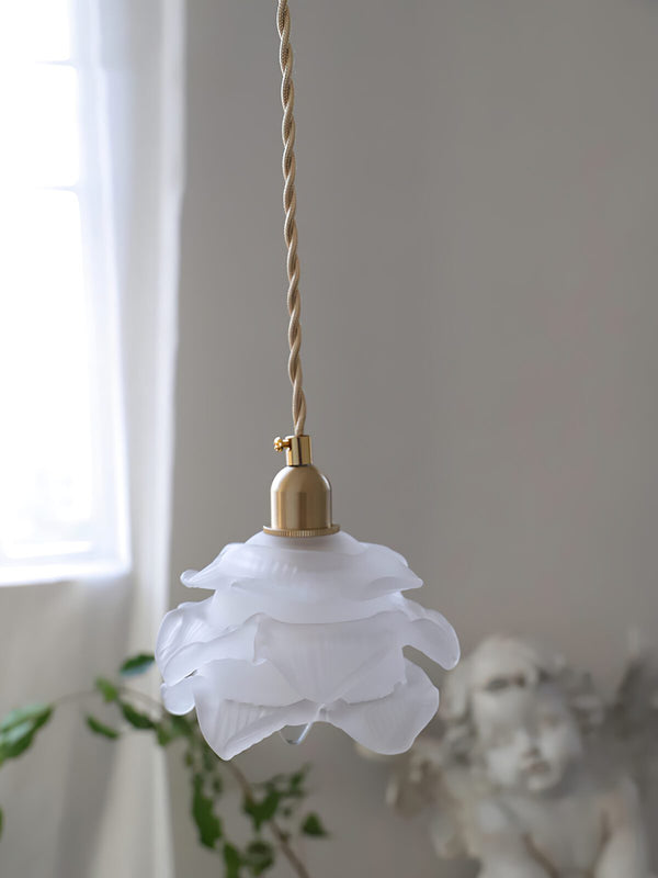 1970 Floral Pendant Light