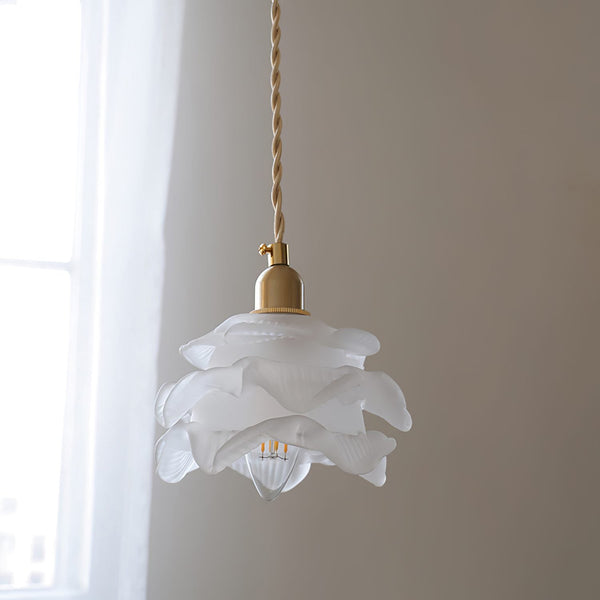 1970 Floral Pendant Light