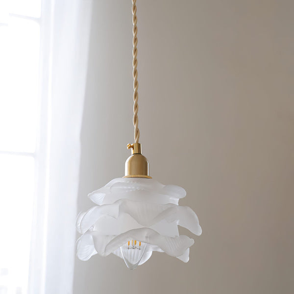 1970 Floral Pendant Light