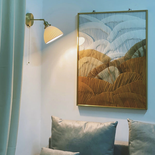 1991 Retro Ceramic Wall Lamp