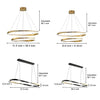 Creative Rings Luxury Nordic Chandelier Ha098950