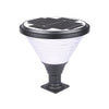 18 9 Inch H 1 Light Black Round Pier Mount Post Light