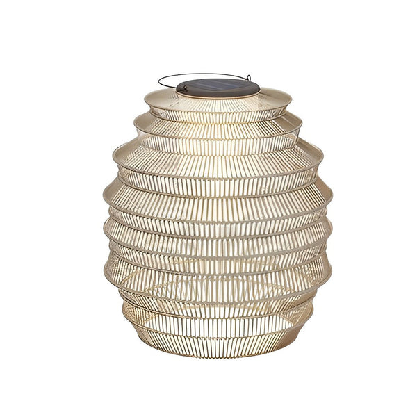 Handwoven Solar Outdoor Lanterns Ha091075