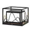 Square Mountain Scenery Solar Post Lights Li002089