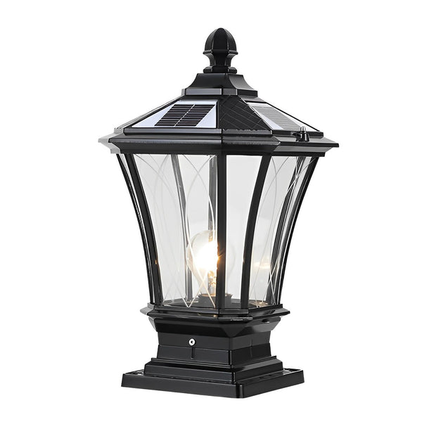 Vintage Retro Solar Fence Light Ha084360