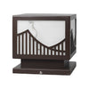 Mountain Scenery Modern Solar Post Light Li002225