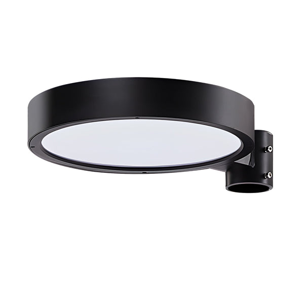 Round Waterproof Smart Remote Control Led Solar Lamp Post Top Lights