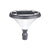 1 Light Black Outdoor Led Solar Lamp Post And Pole Street Light
