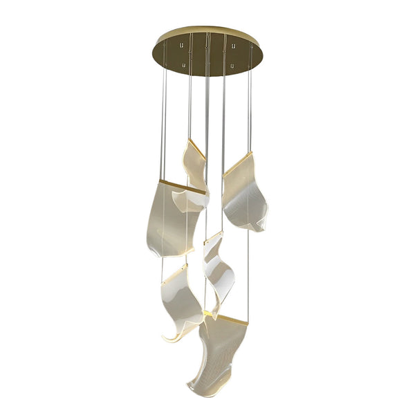 Irregular Curl Led Nordic Chandelier Ha084765