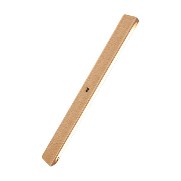Wood Rectangle Motion Sensor Magnetic Cabinet Lights Led Rechargeable Night Light