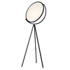 Black Metal And Rotating Led Tripod Floor Lamp