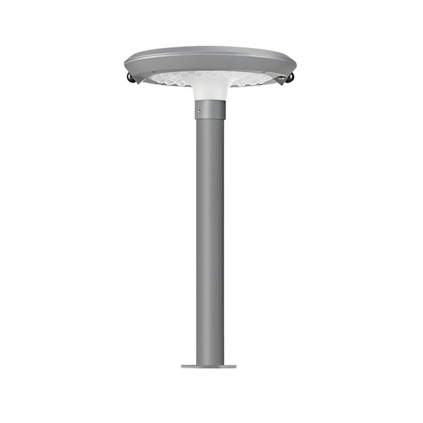 Modern Round Dual Motion Sensor Led Solar Garden Post Lights