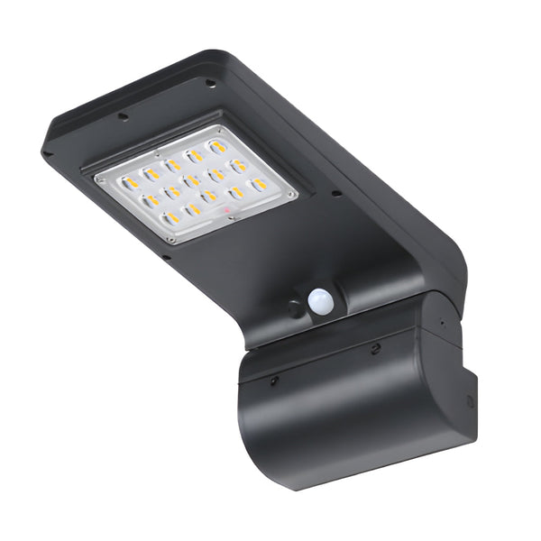 Outdoor Black Led Solar Wall Lights