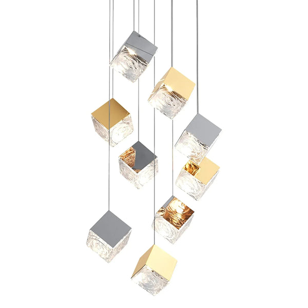 Pyrite chandelier