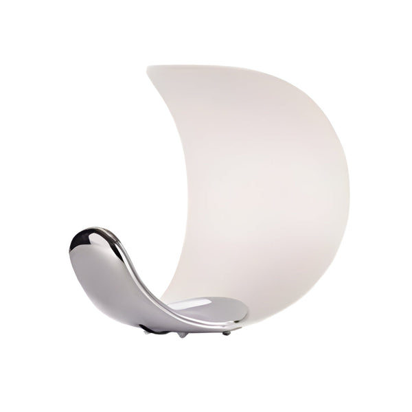 Curl Polished Silver Chrome Led Table Lamp Touch Control