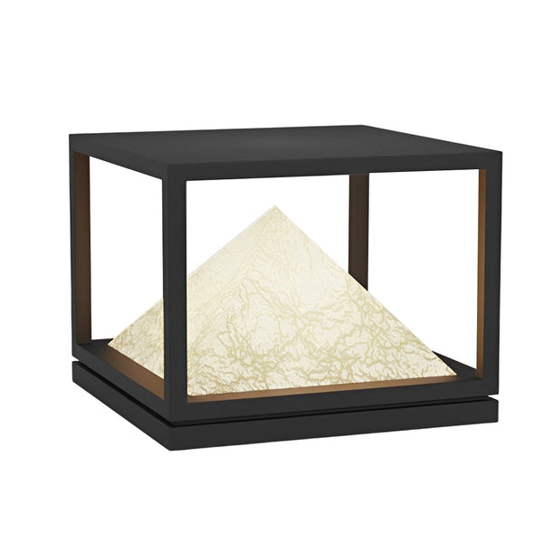 Square Modern Solar Pillar Light Ha091137