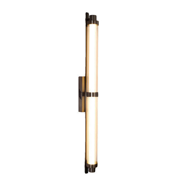 Modern Long Acrylic Tube Led Metallic Indoor Sconce Wall Lamp 27 55 35 43