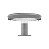 Simple Round Led Solar Led Post Light With Dual Motion Sensor