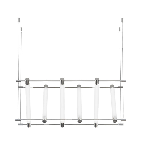 6 12 Light Acrylic Tube Geometric Long Designer Led Island Pendant Light