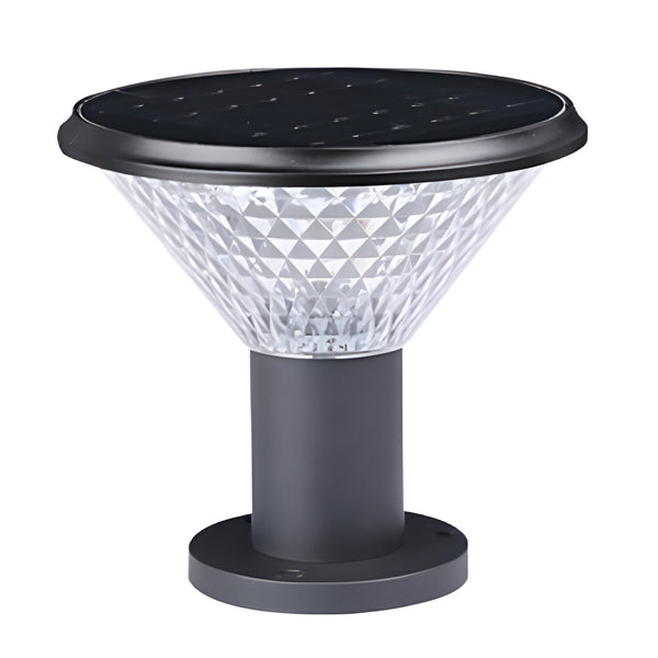 Circular Waterproof Solar Fence Post Lights