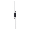 Minimalist Long Strip Aluminum Led Black Nordic Wall Lights Indoor