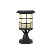 Round Cage Solar Fence Post Light Ha092390