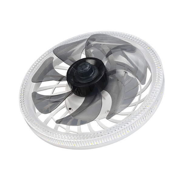 12 2 In Low Profile 7 Blades Led Flush Mount Ceiling Fan