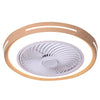 Round Ultra Thin Mute Led Bladeless Ceiling Fan
