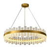 Round Dimming Led Glass Pendant Light Li001957