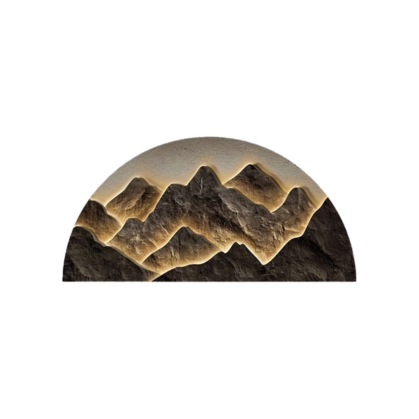 Semicircular Led Lighting Wall Decorative Painting