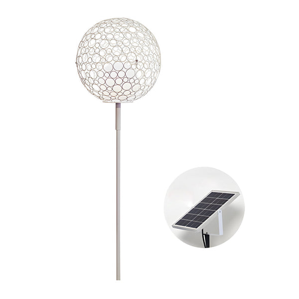 1 Light Solar Dandelion Sphere Garden Stakes Outdoor Lights