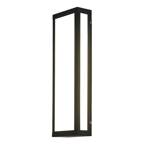 Rectangular Black Modern Outdoor Wall Lamp Li002194