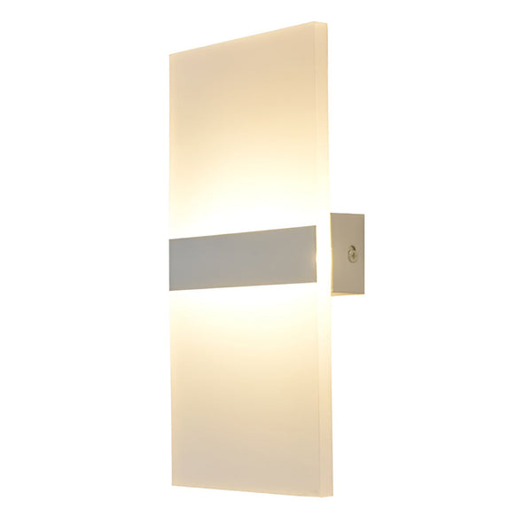 Rectangular Acrylic 6W Modern Wall Lamp