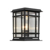 Retro Glass Modern Solar Fence Post Lights Li002318