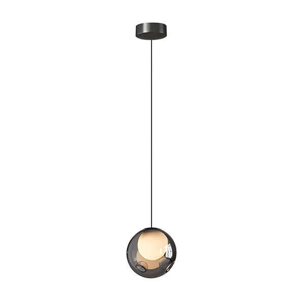 6 3 Inch Glass Bubble 1 Light Pendant Light