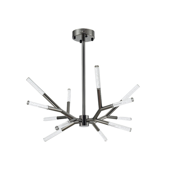 Unique Acrylic Branches Led Minimalist Lines Postmodern Chandelier Lamp