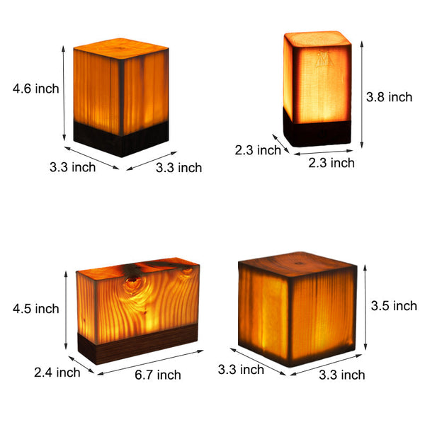 Led Cube Accent Table Lamps