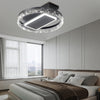 19 7 In Nordic 6 Speeds Bladeless Ceiling Fan With Led Light Remote Control