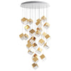 Pyrite chandelier