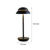 Modern Double Dome Led Accent Table Lamp Touch On Off