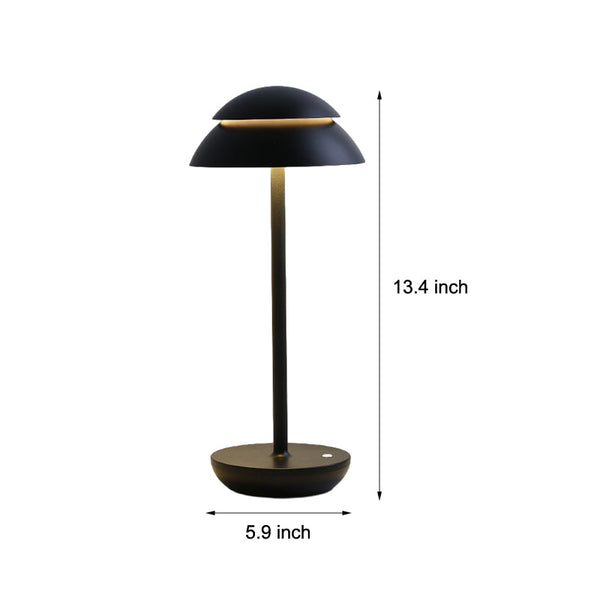 Modern Double Dome Led Accent Table Lamp Touch On Off
