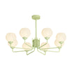 8 Flowers Bell Orchid Three Step Dimming Modern Hanging Lights Fixture