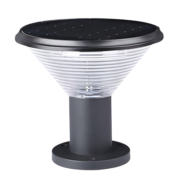 Circular Waterproof Solar Fence Post Lights