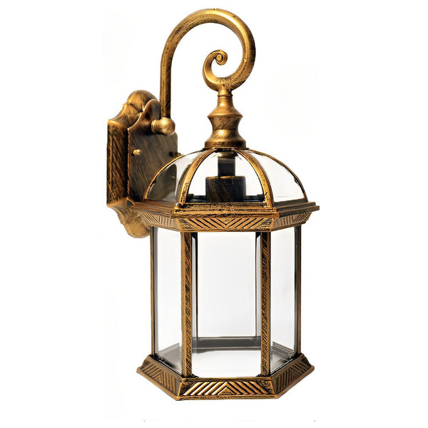 Double Layer Waterproof Glass E27 Vintage Wall Sconce Lighting Wall Lamp
