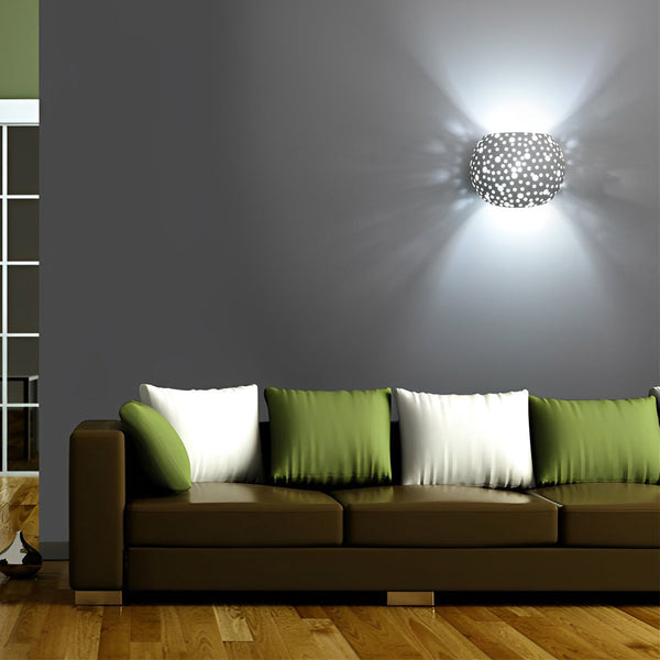 Round Hollow Nordic Wall Lamp Ha089372