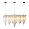 Waves Aluminum Tassel Chain 3 Step Dimming Artistic Nordic Chandelier