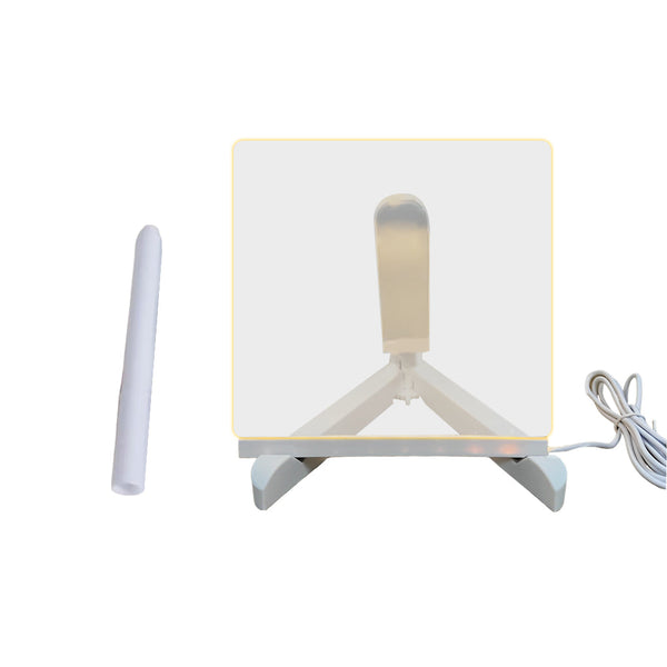 Led Acrylic Message Board Colorful Writable Table Lamp