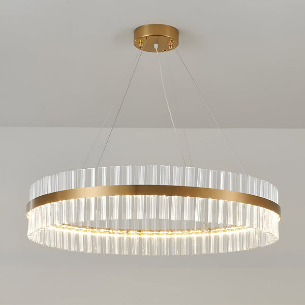Round Crystal Pendant Light Li002000