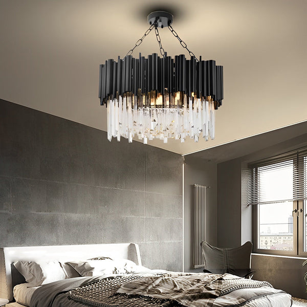 Circular Clear Modern Chandelier Ha084710